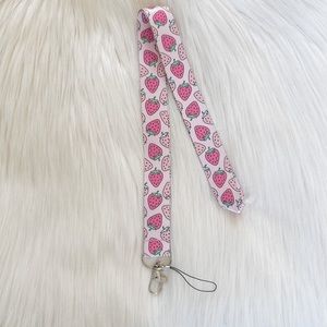 Strawberry lanyard